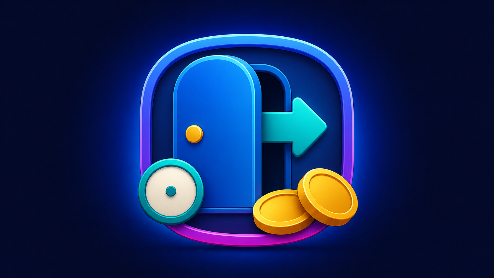 Exit route icon for ending a TheWinZone Casino game session